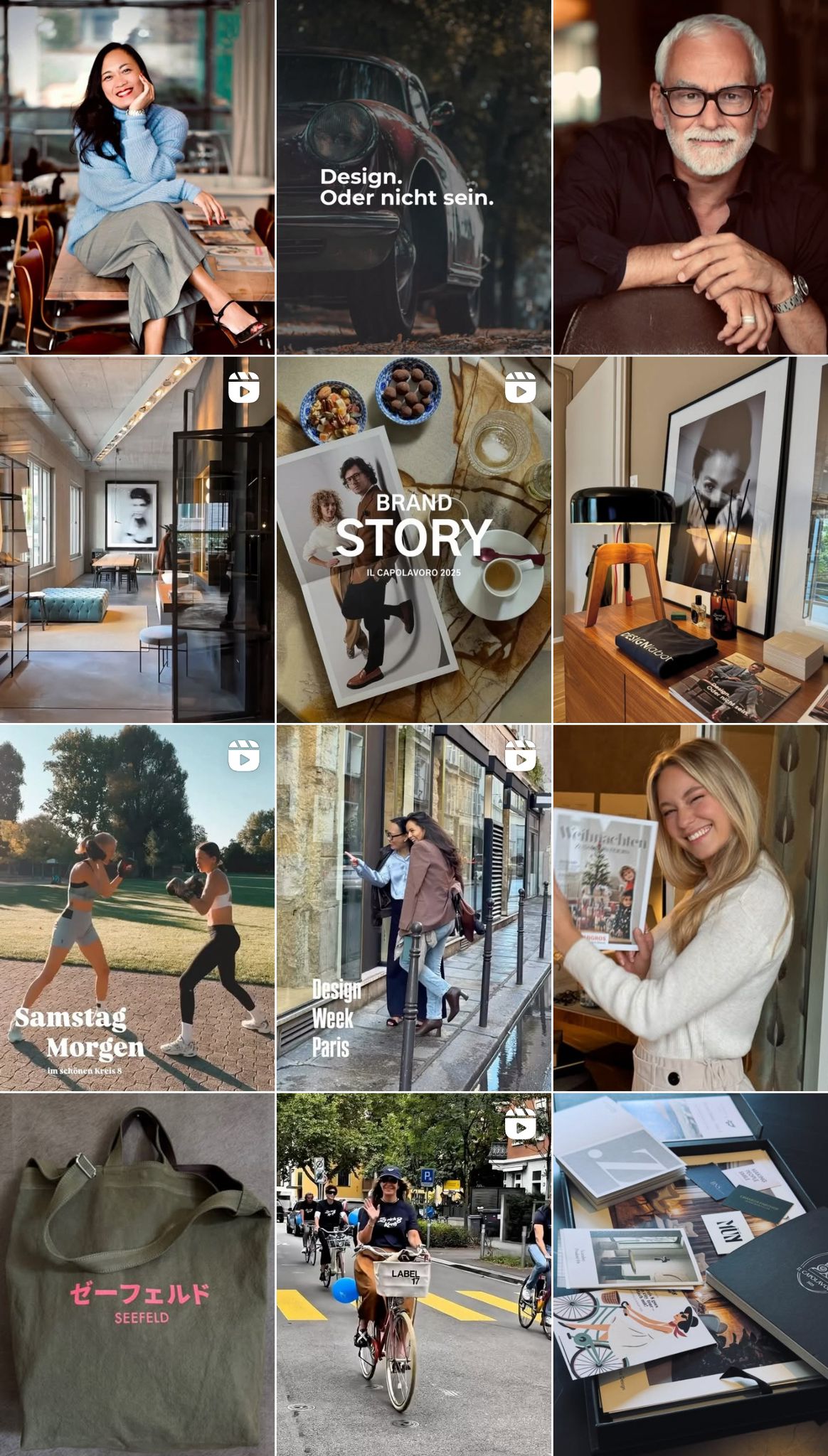 Design Labor auf Social Media