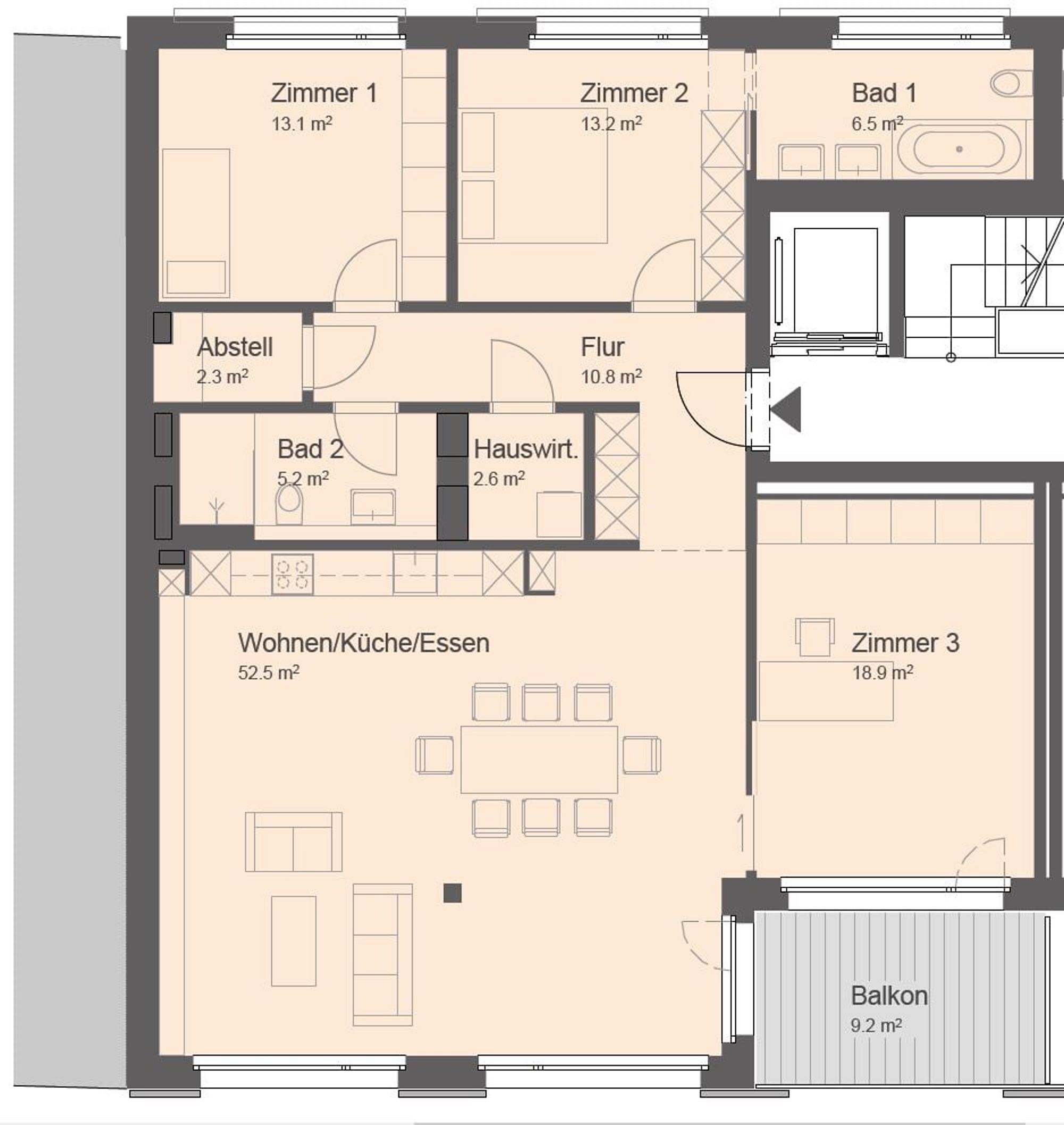 freie Wohnung im Kreis 8