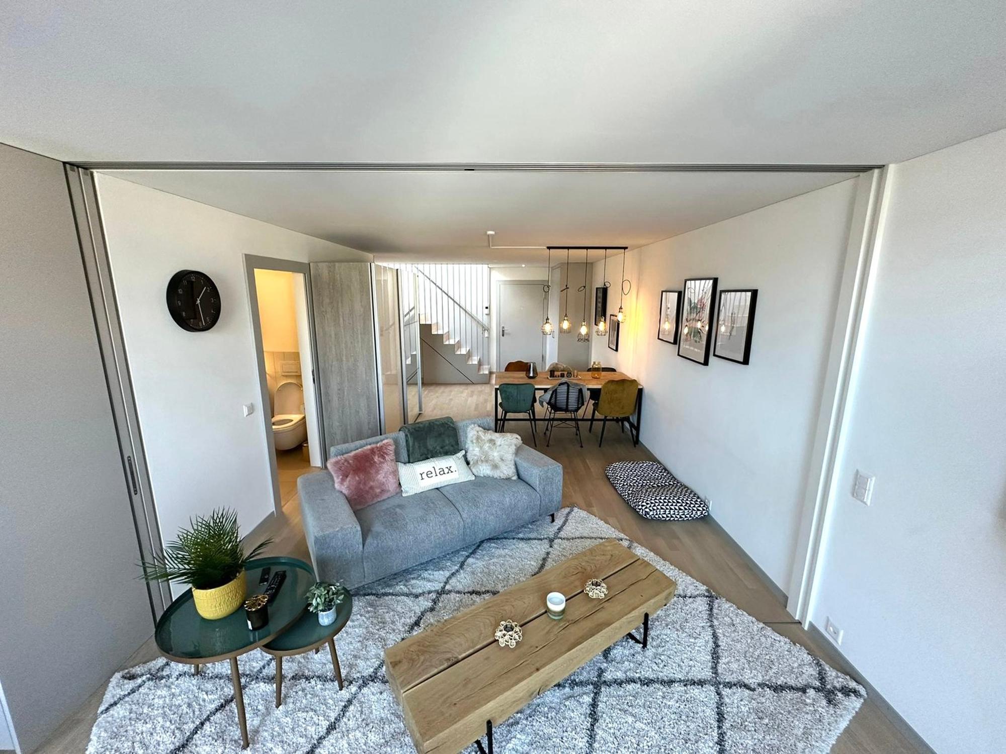 2 Zimmer-Wohnung (76 m2) mit Balkon und grossartiger Aussicht